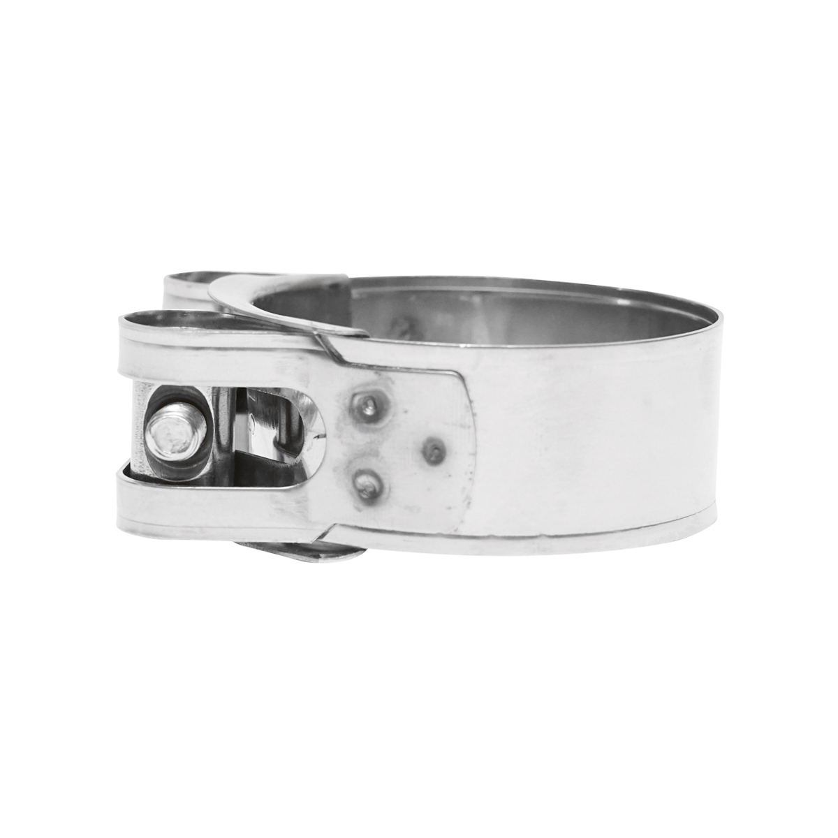 Colier forta, clema inox cu surub 201 pentru furtunuri 52-55mm Breckner Germany - imagine 3