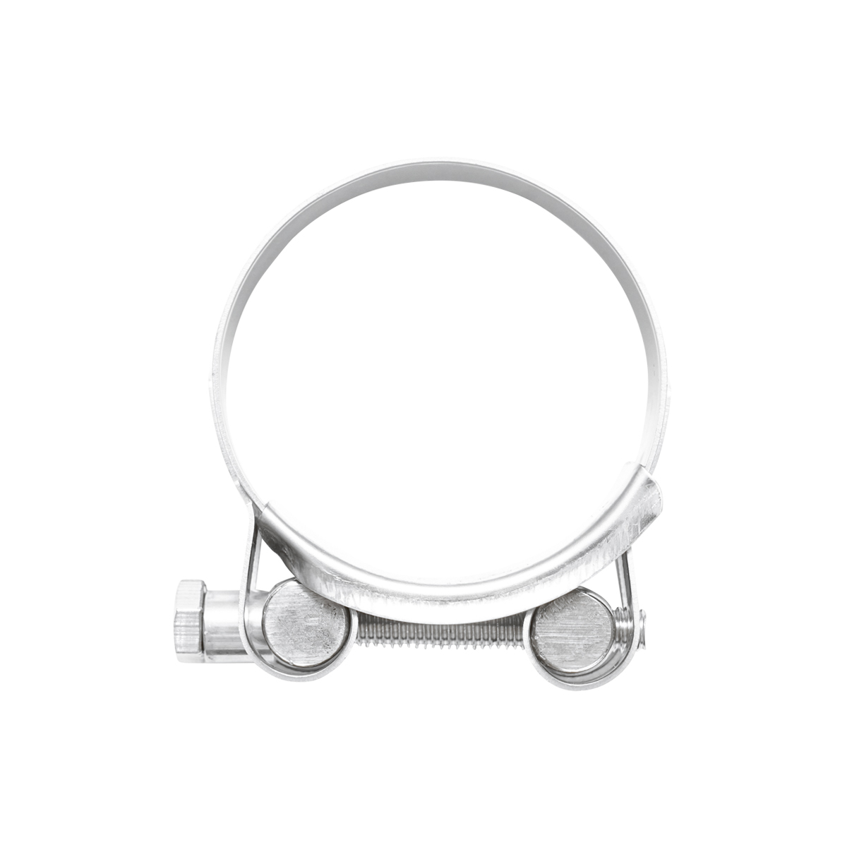 Colier forta, clema inox cu surub 201 pentru furtunuri 52-55mm Breckner Germany - imagine 4