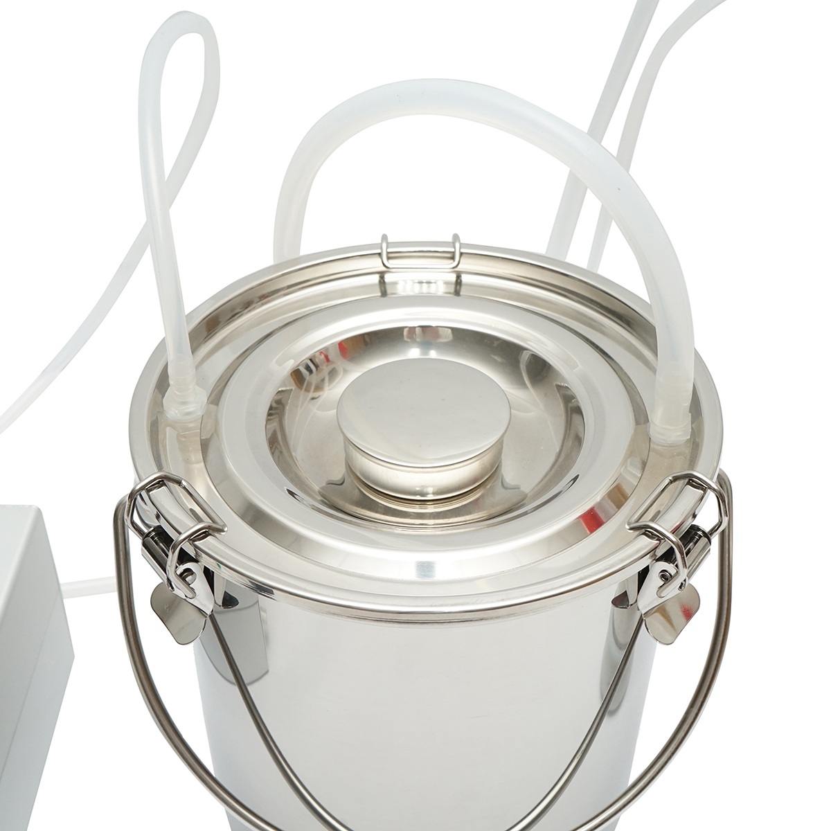 Aparat de muls 60W, 220V cu 1 post pentru vaci, bidon inox 5L - imagine 4