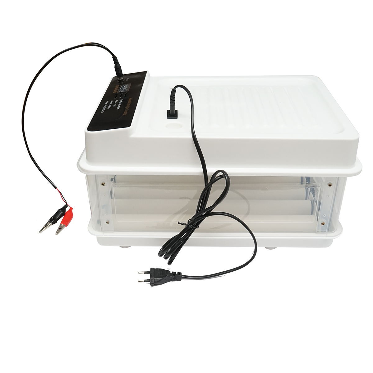 Incubator automat 30 oua 50W, 12V-220V cu rotire automata, control temperatura, umiditate, afisaj digital - imagine 4