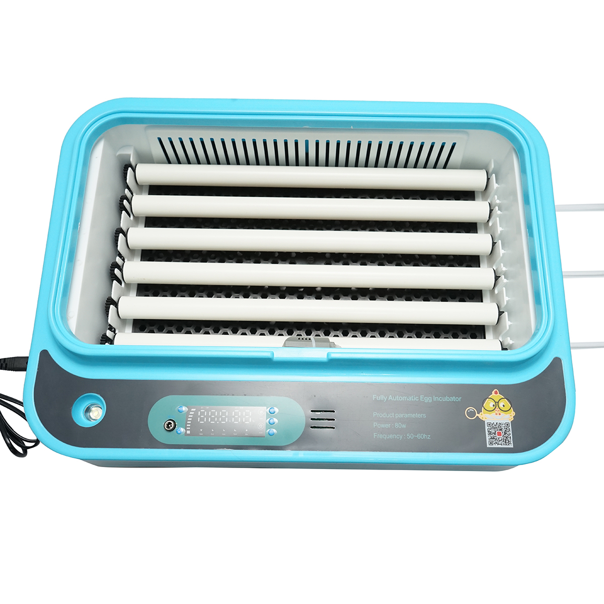 Incubator automat 36 oua 80W, 12V-220V, rotire automata, control temperatura, umiditate, afisaj digital - imagine 5