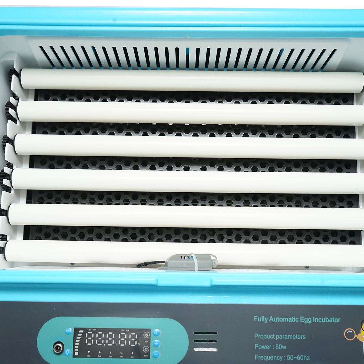 Incubator automat 36 oua 80W, 12V-220V, rotire automata, control temperatura, umiditate, afisaj digital - imagine 7