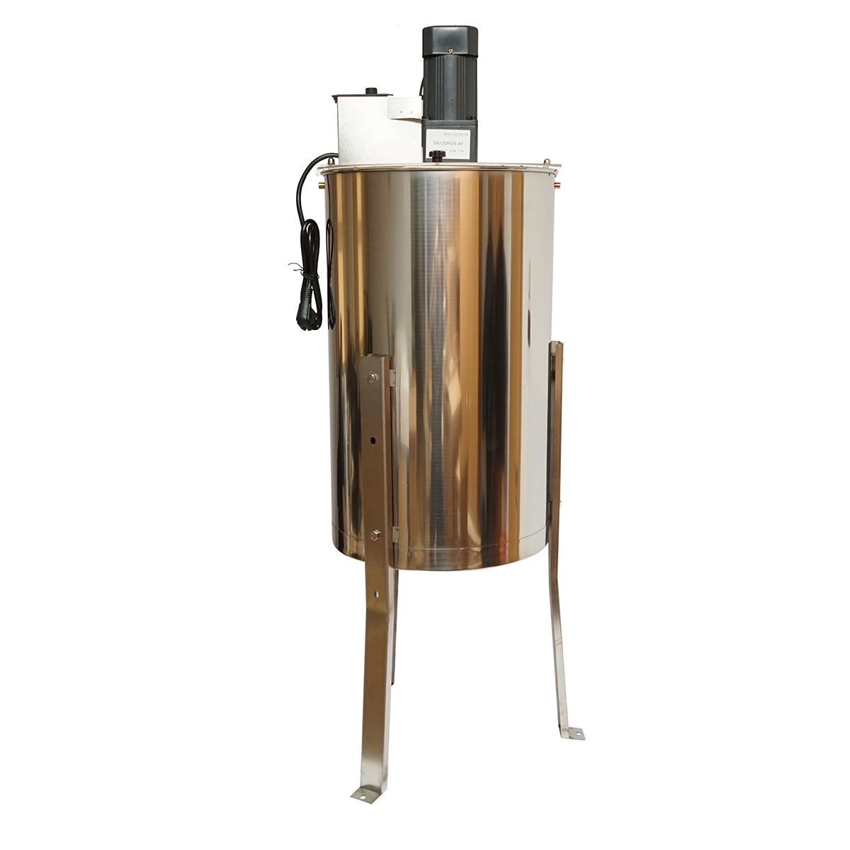 Centrifuga apicola electrica 120W 220V, extractor miere din inox cu 3 rame - imagine 3