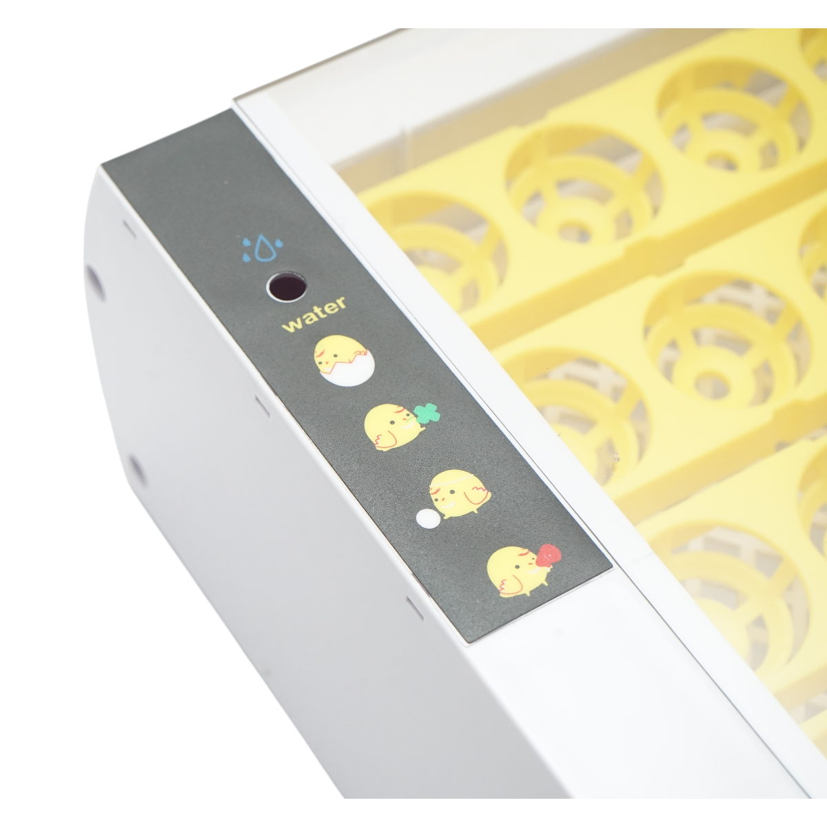 Incubator automat 24 oua 60W,  220V cu rotire automata, control temperatura, umiditate, afisaj digital - imagine 4