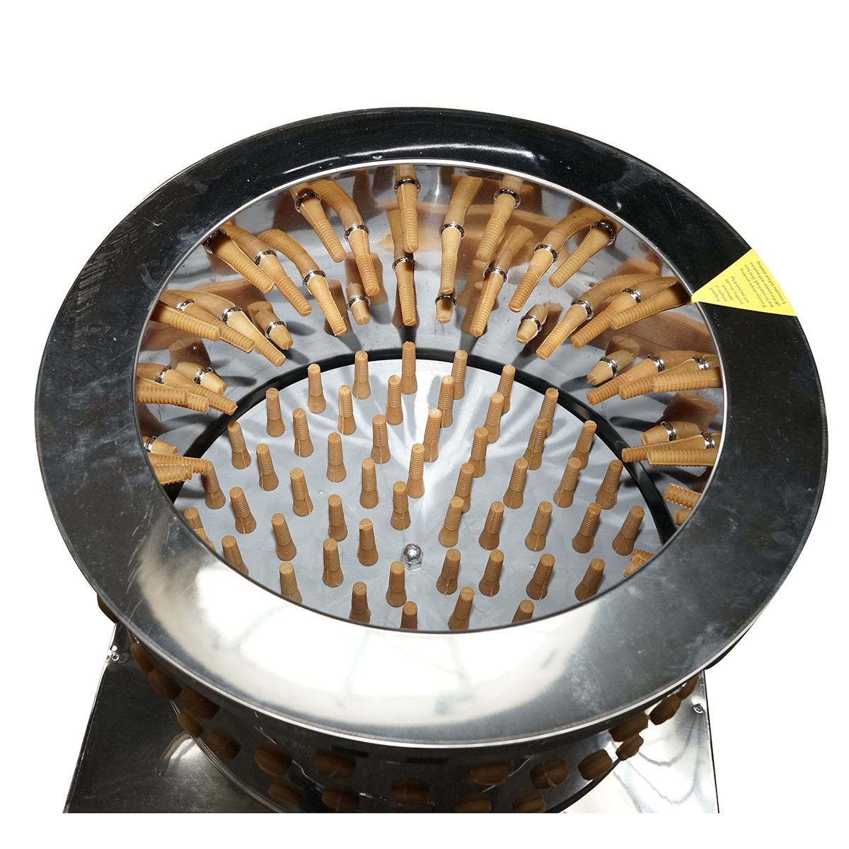 Deplumator pasari inox 2200W, 220V capacitate max. 6 pasari, 157 degete, 240 r/min IP68 - imagine 4