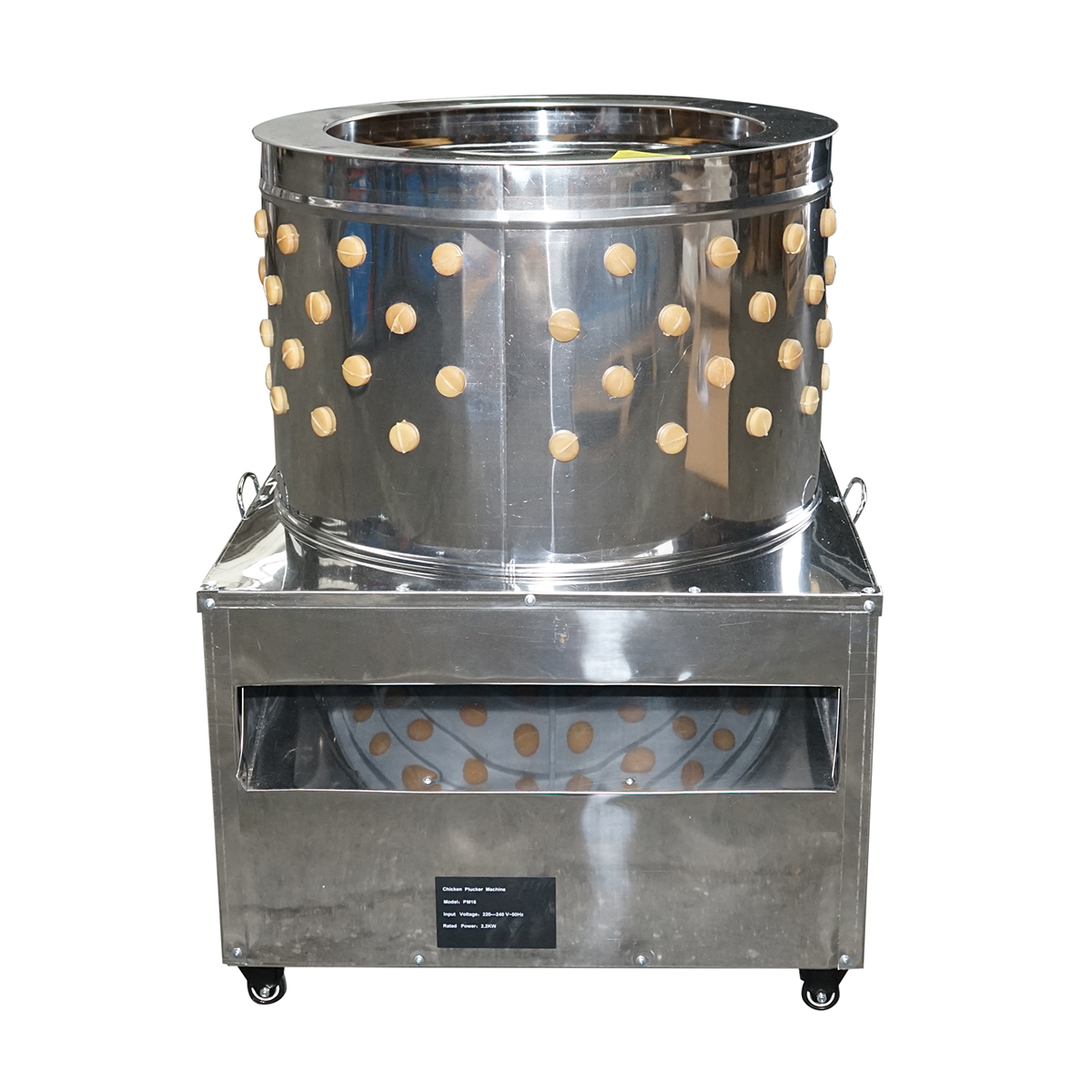 Deplumator pasari inox 2200W, 220V capacitate max. 6 pasari, 157 degete, 240 r/min IP68 - imagine 3