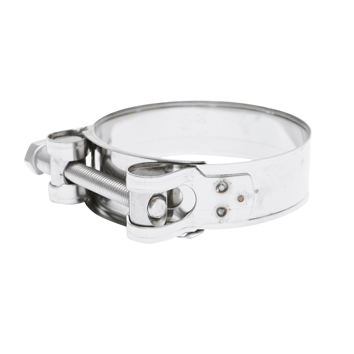 Colier forta, clema inox cu surub 304SS pentru furtunuri 74-79mm Breckner Germany	 - imagine 2