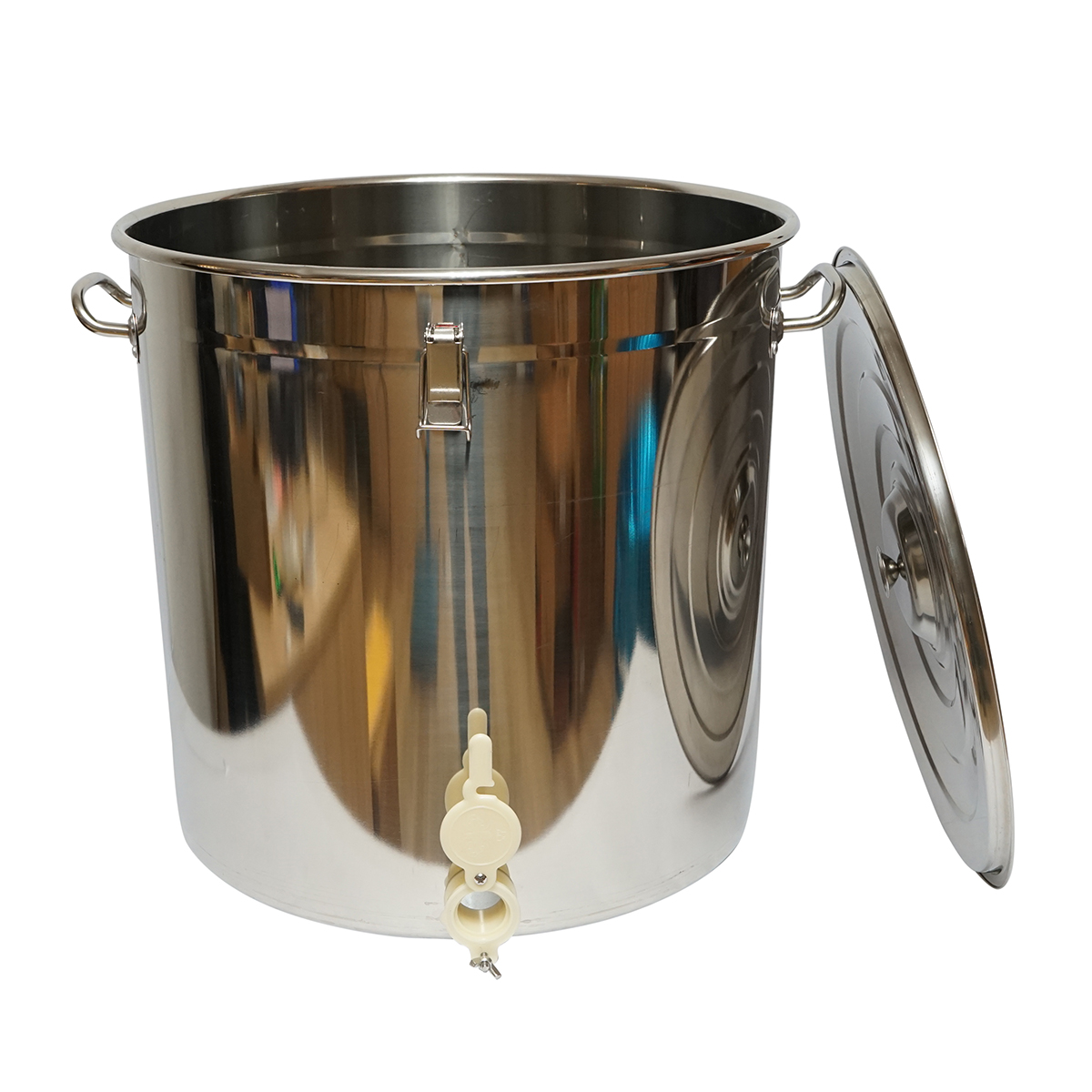 Maturator din inox cu capac pentru miere de albine 100Kg - imagine 2