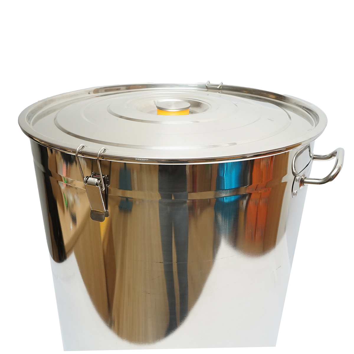 Maturator din inox cu capac pentru miere de albine 100Kg - imagine 4