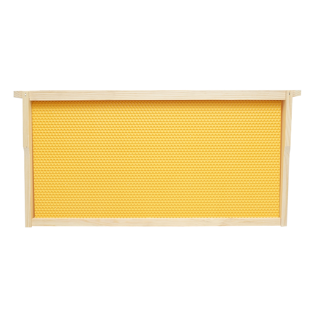 Rama stup din lemn cu fagure din plastic tip Dadant 483x230mm