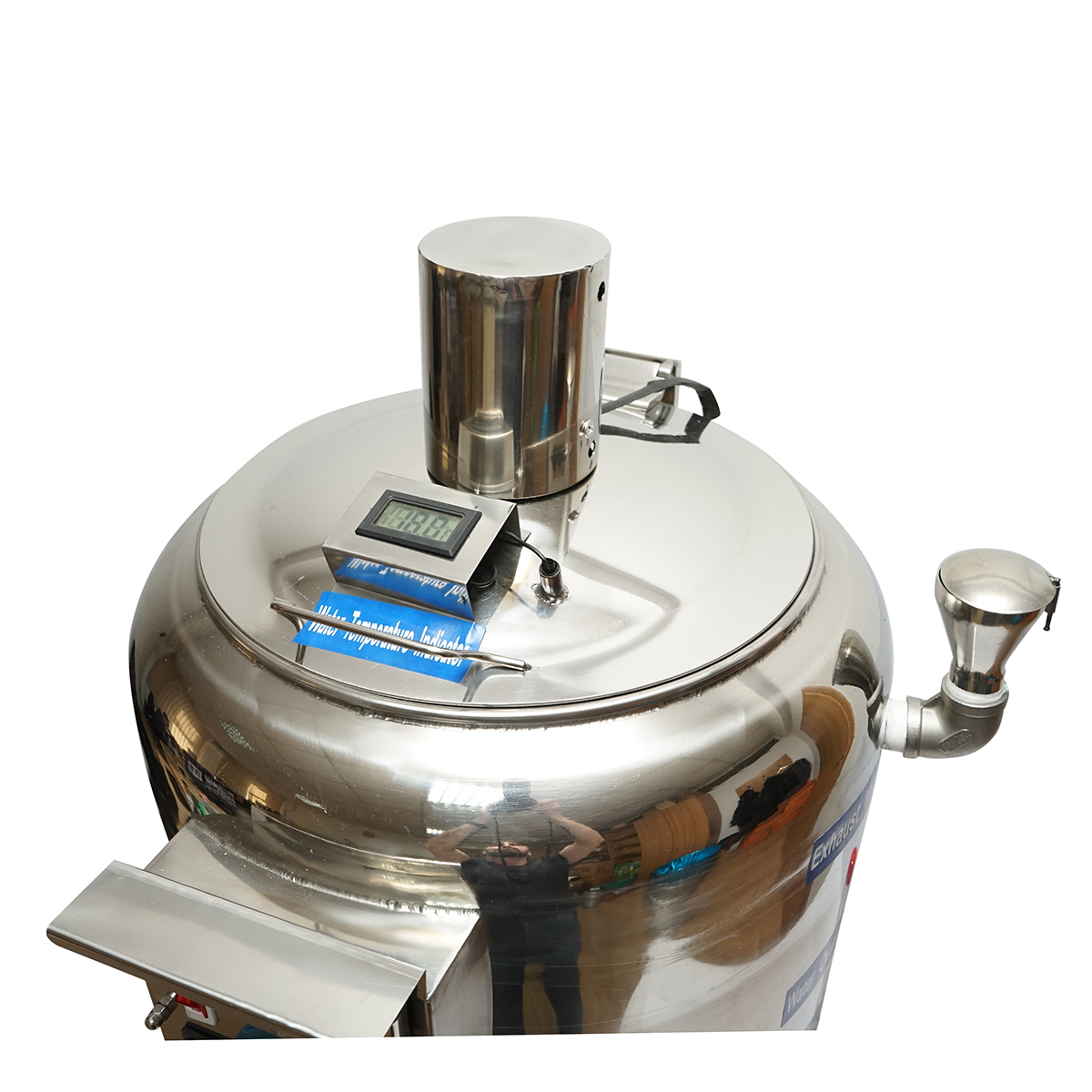 Aparat automat de pasteurizare din inox pentru lapte, sucuri, capacitate 20L 305x350x300mm - imagine 9