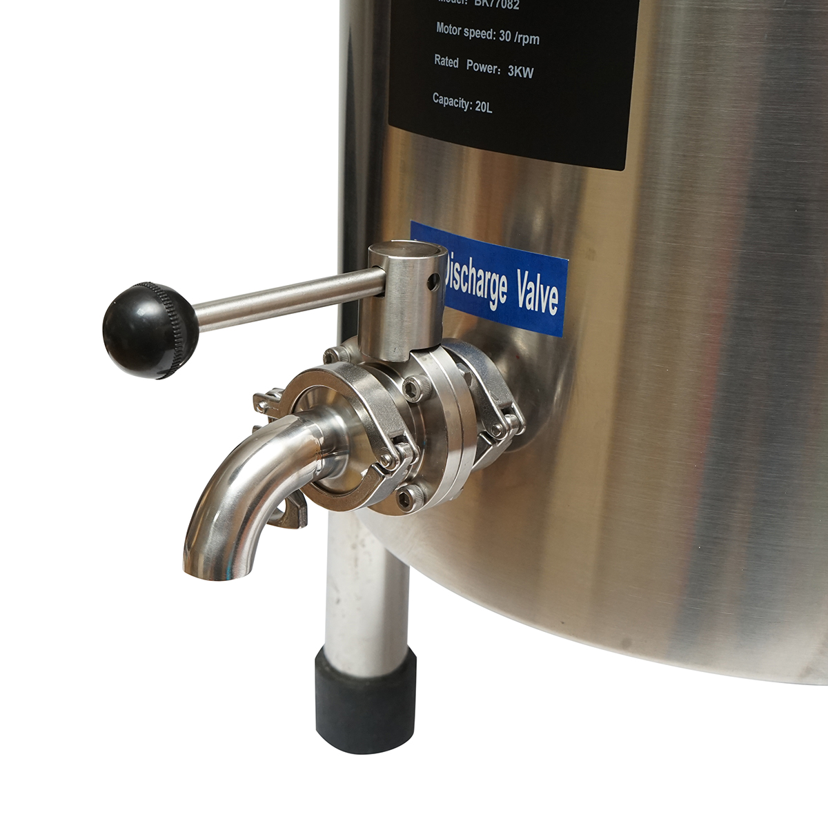 Aparat automat de pasteurizare din inox pentru lapte, sucuri, capacitate 20L 305x350x300mm - imagine 8