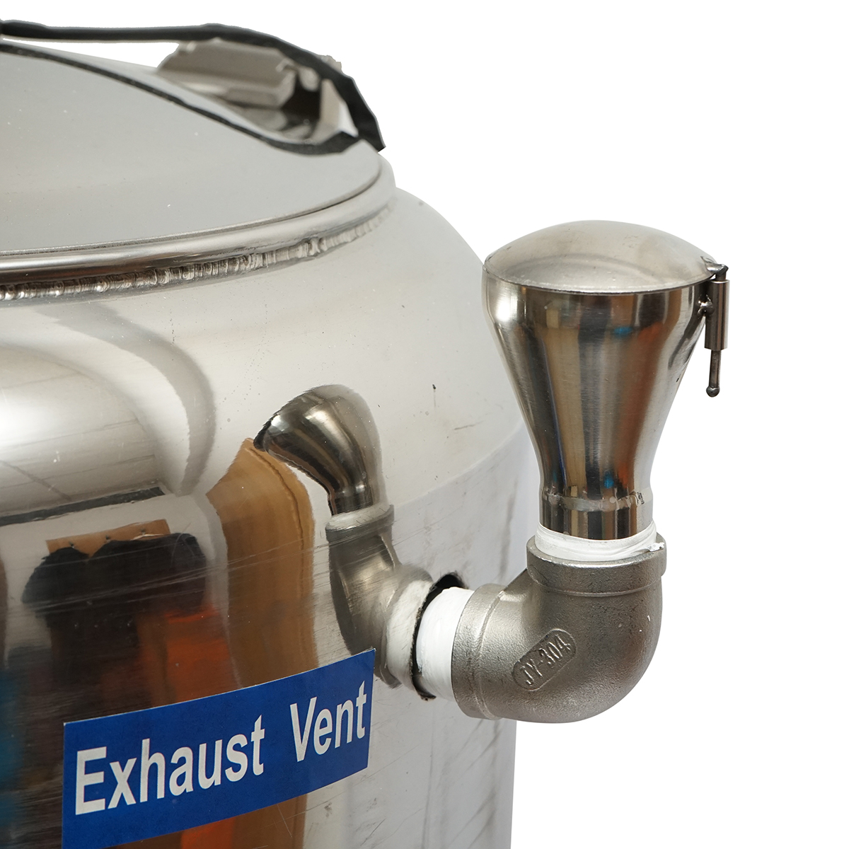 Aparat automat de pasteurizare din inox pentru lapte, sucuri, capacitate 20L 305x350x300mm - imagine 10