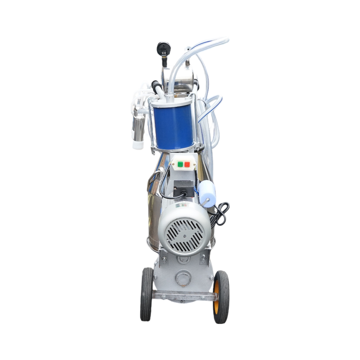 Aparat de muls vaci 1 post 550W, 220V bidon inox 25L, grup de muls cu 4 mansoane, presiune vid 40-50 kPa, pulsatii 64 cpm - imagine 4