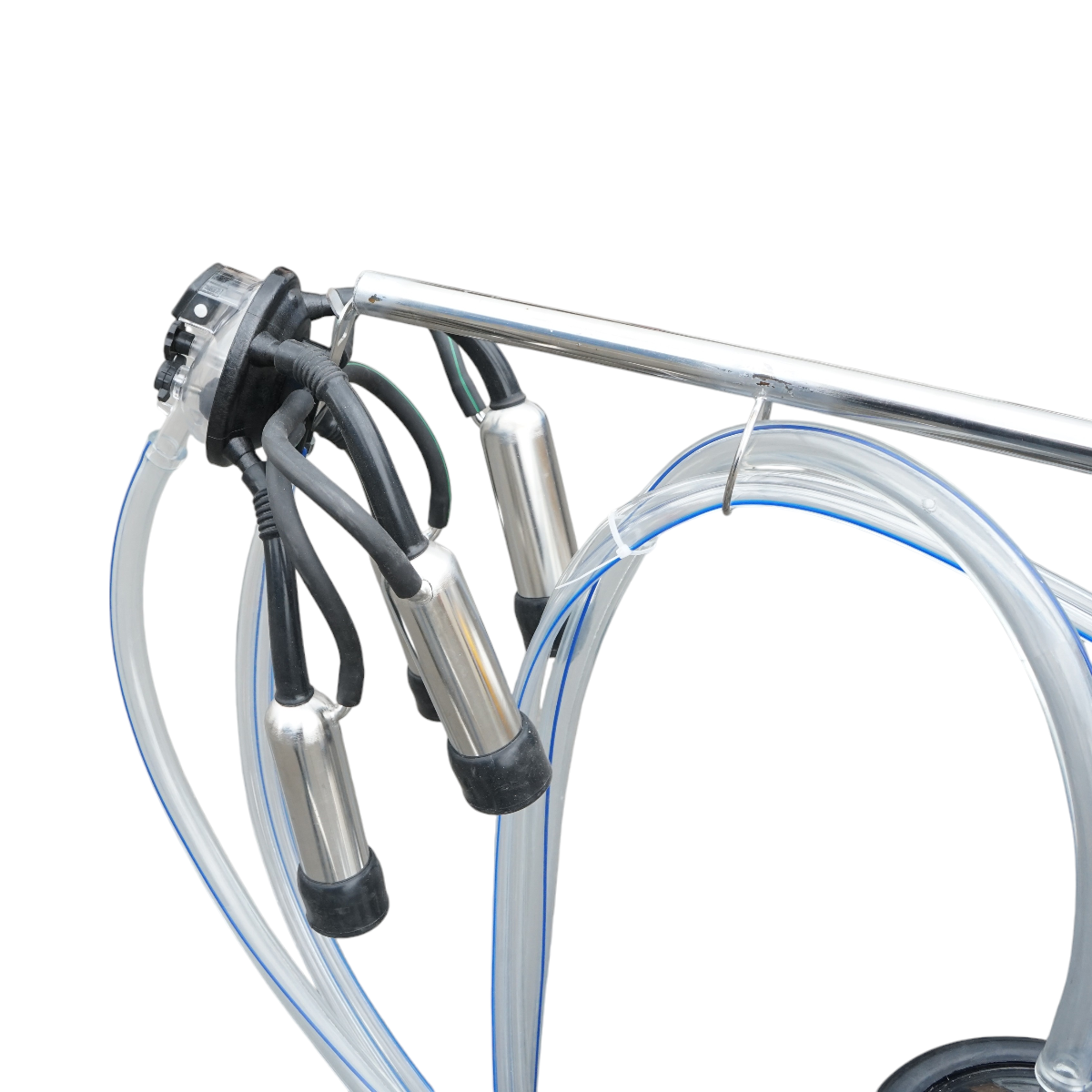 Aparat de muls vaci 1 post 750W, 220V bidon inox 25L, grup de muls cu 4 mansoane, presiune vid 40-50 kPa, pulsatii 60-80 cpm - imagine 6