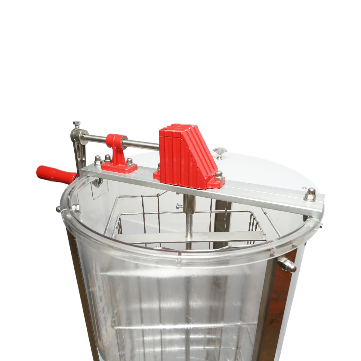 Centrifuga manuala apicola, extractor miere transparent cu 2 rame - imagine 7