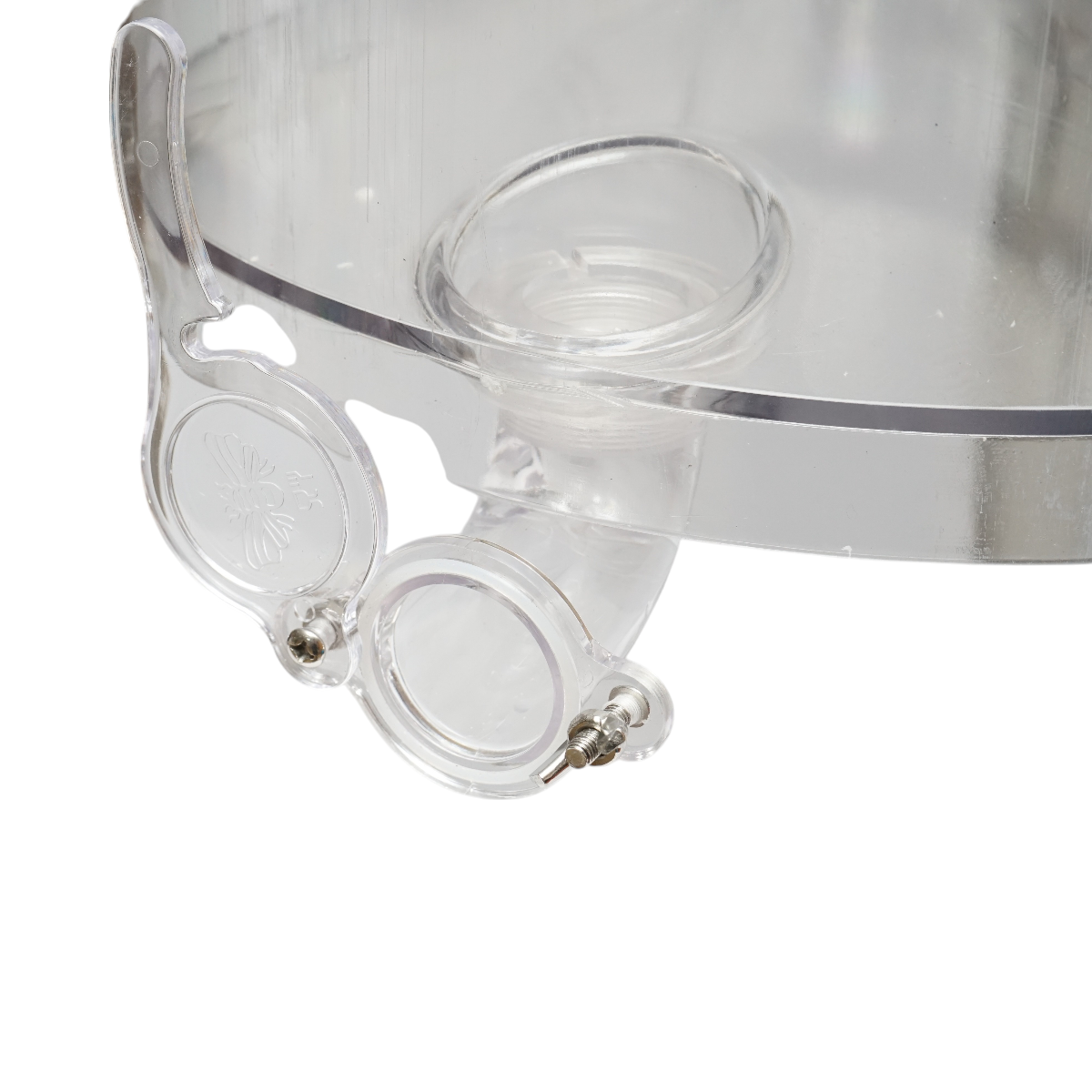 Centrifuga manuala apicola, extractor miere transparent cu 2 rame - imagine 5