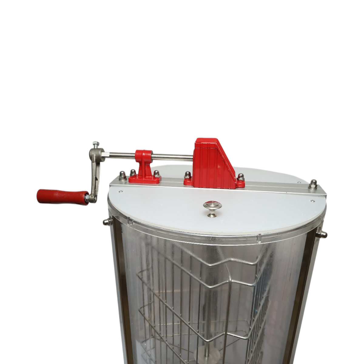 Centrifuga manuala apicola, extractor miere transparent cu 3 rame - imagine 6