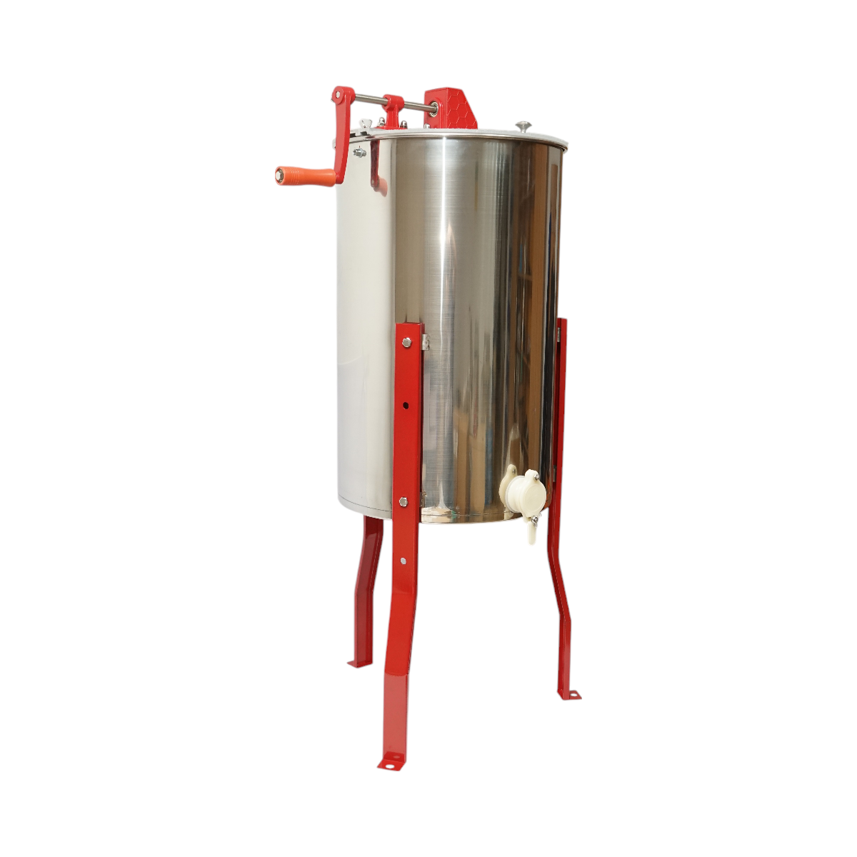 Centrifuga manuala apicola, extractor miere din inox cu 3 rame - imagine 3