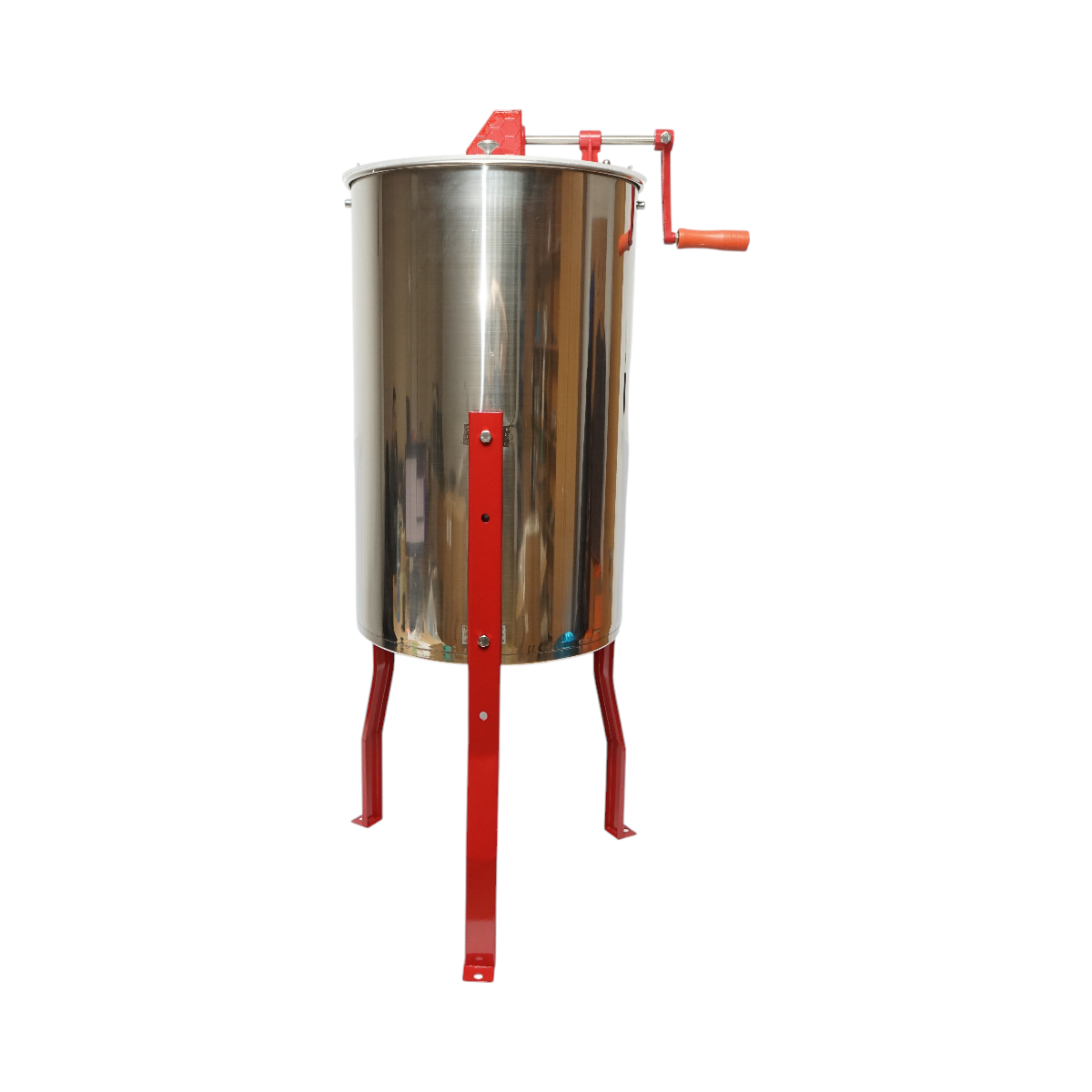 Centrifuga manuala apicola, extractor miere din inox cu 3 rame - imagine 4