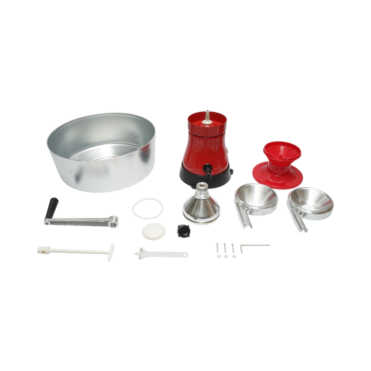 Separator smantana din lapte sau pentru degresat manuial, recipient aluminiu 5L, capacitate 80L/h - imagine 4