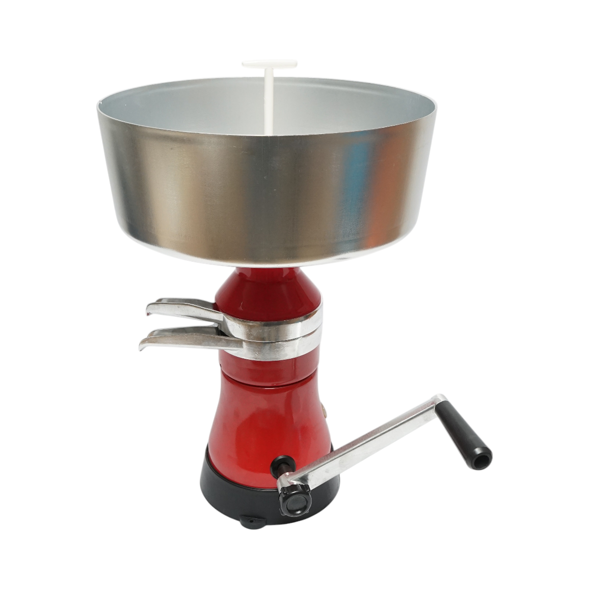 Separator smantana din lapte sau pentru degresat manuial, recipient aluminiu 5L, capacitate 80L/h - imagine 2