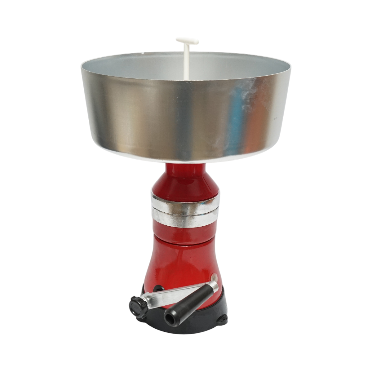 Separator smantana din lapte sau pentru degresat manuial, recipient aluminiu 5L, capacitate 80L/h - imagine 3