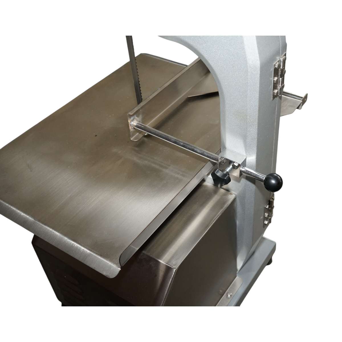 Masina electrica de taiat carne si oase 1500W, 220V, viteza taiere 15.4 m/s, lama fierastrau 1650mm - imagine 8