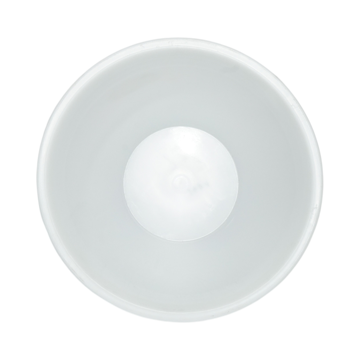 Galeata plastic hranire animale 12L alba cu maner metalic - imagine 2