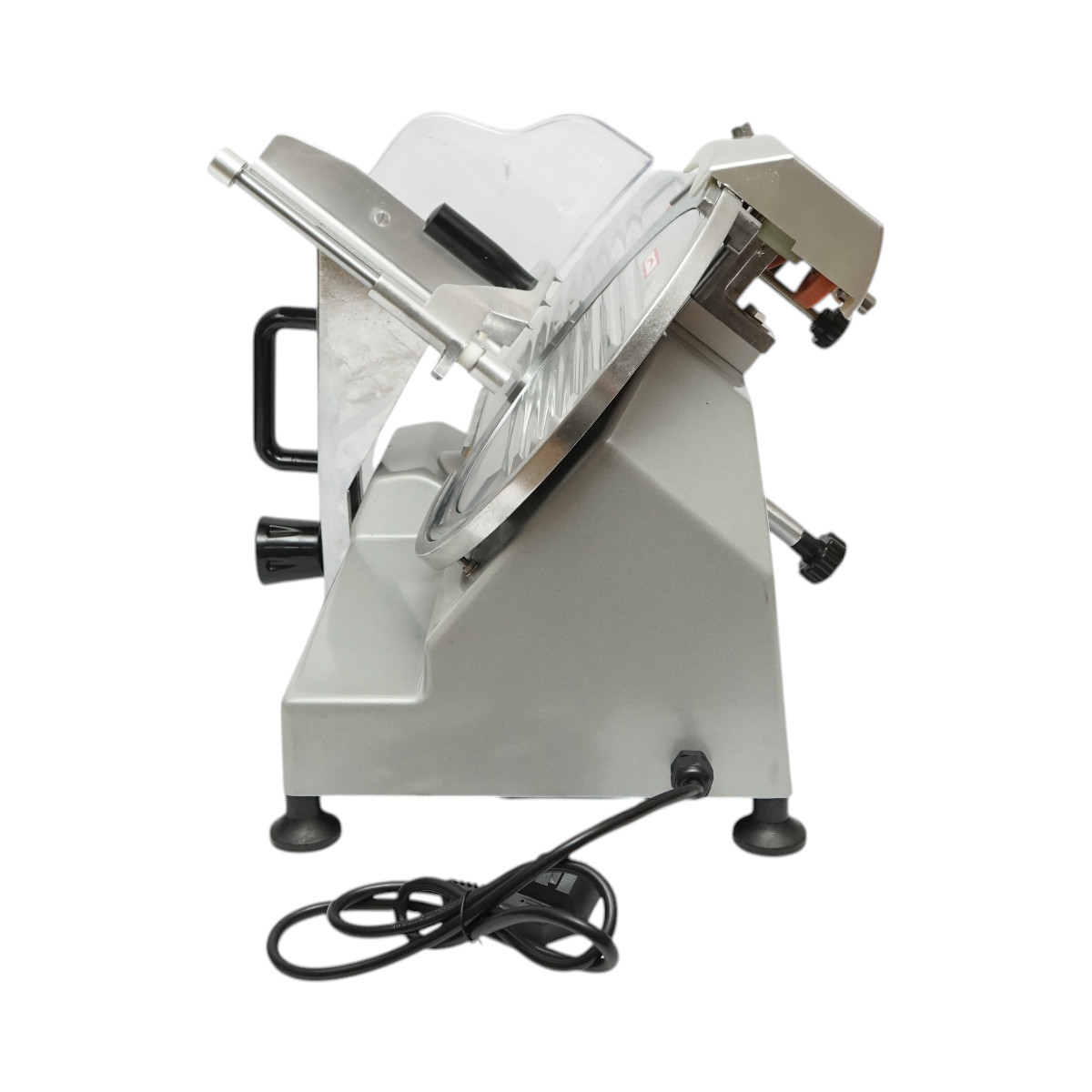 Masina de feliat carne si mezeluri electrica 150W, 220V, grosime reglabila 0.2-12mm, diametru lama 250mm - imagine 3