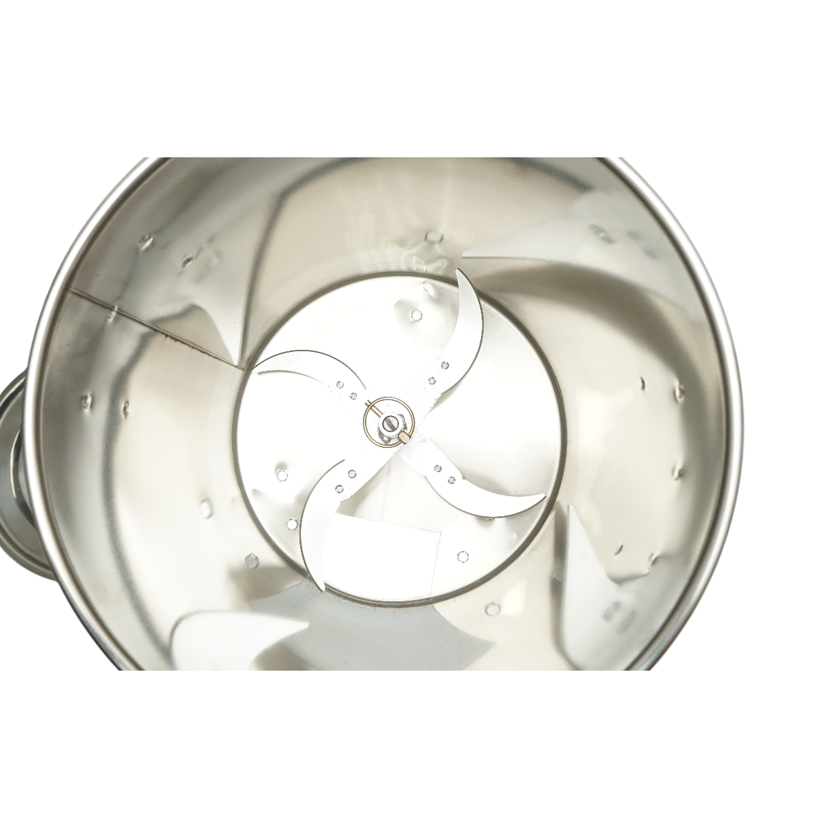 Moara electrica resturi vegetale si nutret 2.2kW, 220V, cuva inox 10L, 4 cutite incluse - imagine 5