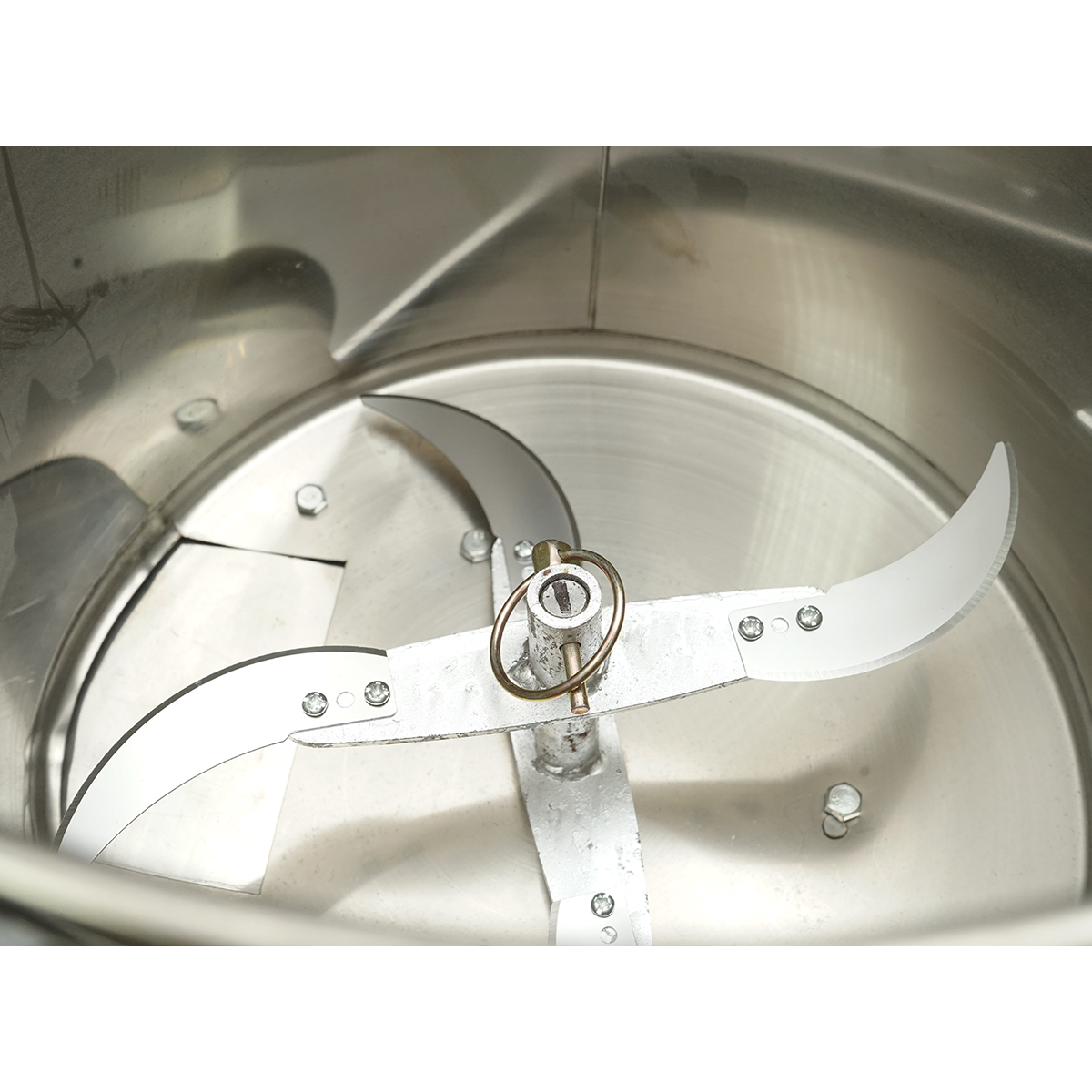 Moara electrica resturi vegetale si nutret 550W, 220V, cuva inox 12L, 4 cutite incluse - imagine 6