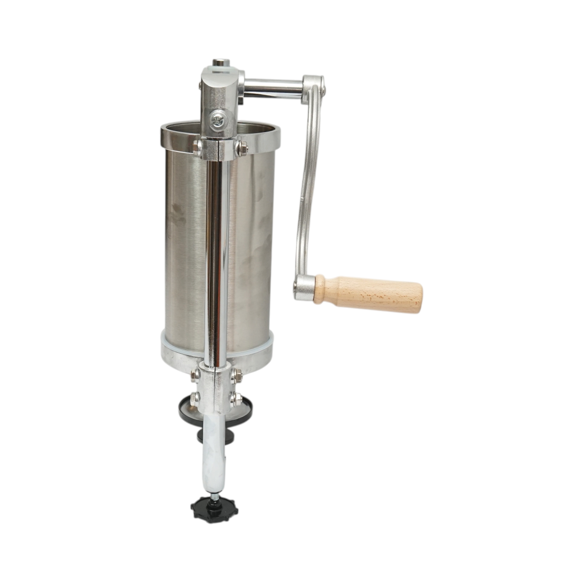 Masina de umplut carnati verticala inox 1.25kg, 4 palnii 15, 19, 22, 25mm incluse - imagine 5