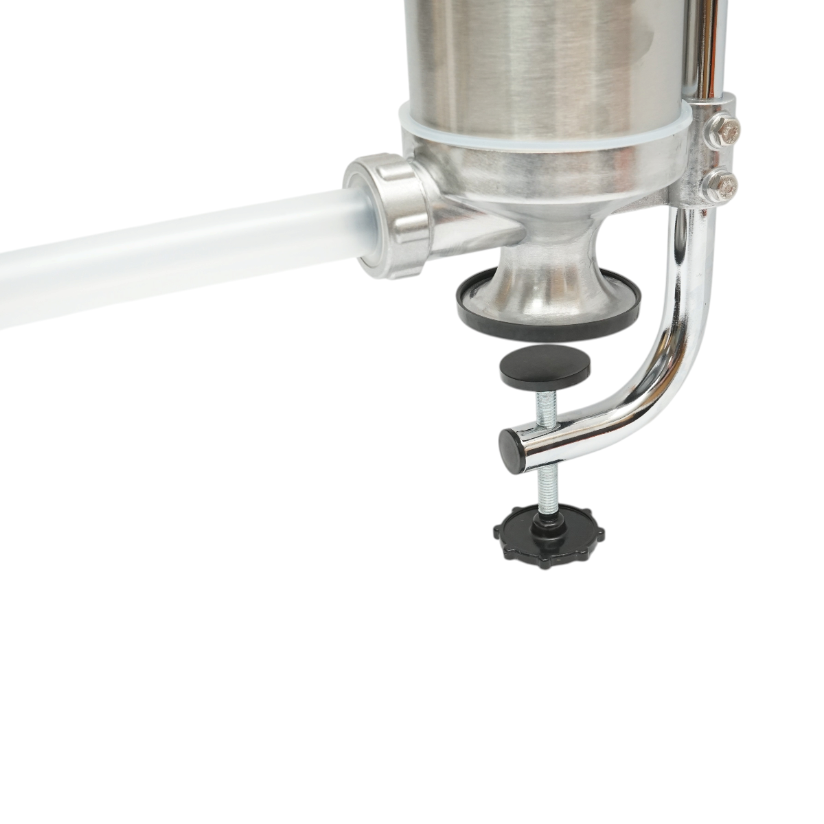 Masina de umplut carnati verticala inox 1.25kg, 4 palnii 15, 19, 22, 25mm incluse - imagine 8