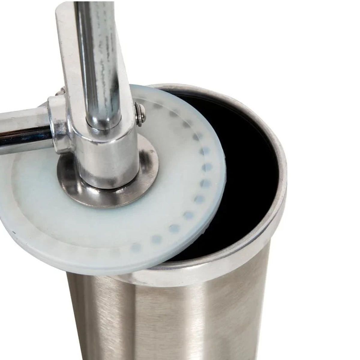 Masina de umplut carnati verticala inox 1.25kg, 4 palnii 15, 19, 22, 25mm incluse - imagine 7