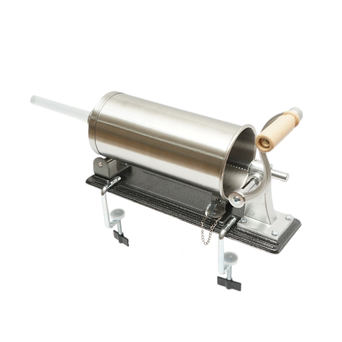 Masina de umplut carnati orizontala inox 3kg, 4 palnii 15, 19, 22, 25mm incluse - imagine 8