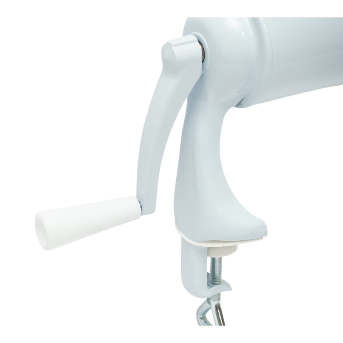 Masina de macinat nuci manuala, tambur inox, corp metalic alb Berner BG-5 - imagine 8