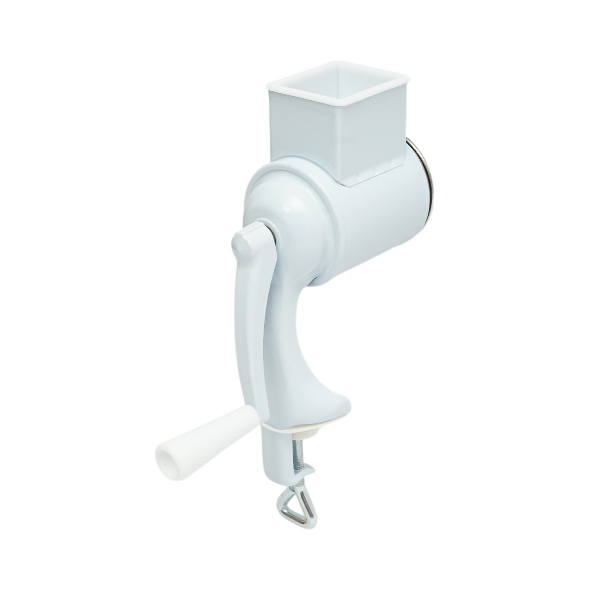 Masina de macinat nuci manuala, tambur inox, corp metalic alb Berner BG-5 - imagine 4