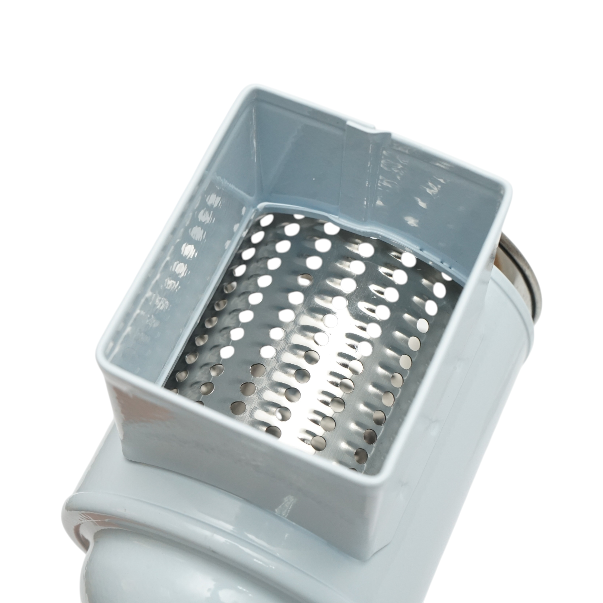 Masina de macinat nuci manuala, tambur inox, corp metalic alb Berner BG-5 - imagine 10