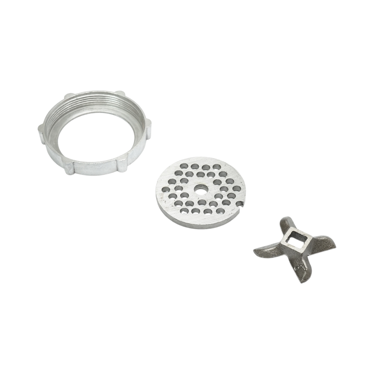 Masina de tocat carne manuala Nr. 8 din aluminiu - imagine 7