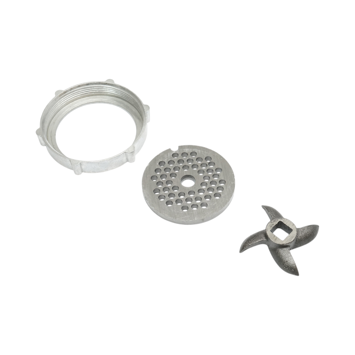 Masina de tocat carne manuala Nr. 12 din aluminiu - imagine 9