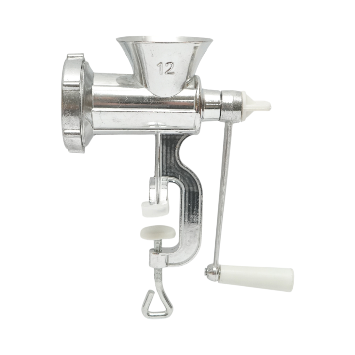 Masina de tocat carne manuala Nr. 12 din aluminiu - imagine 3