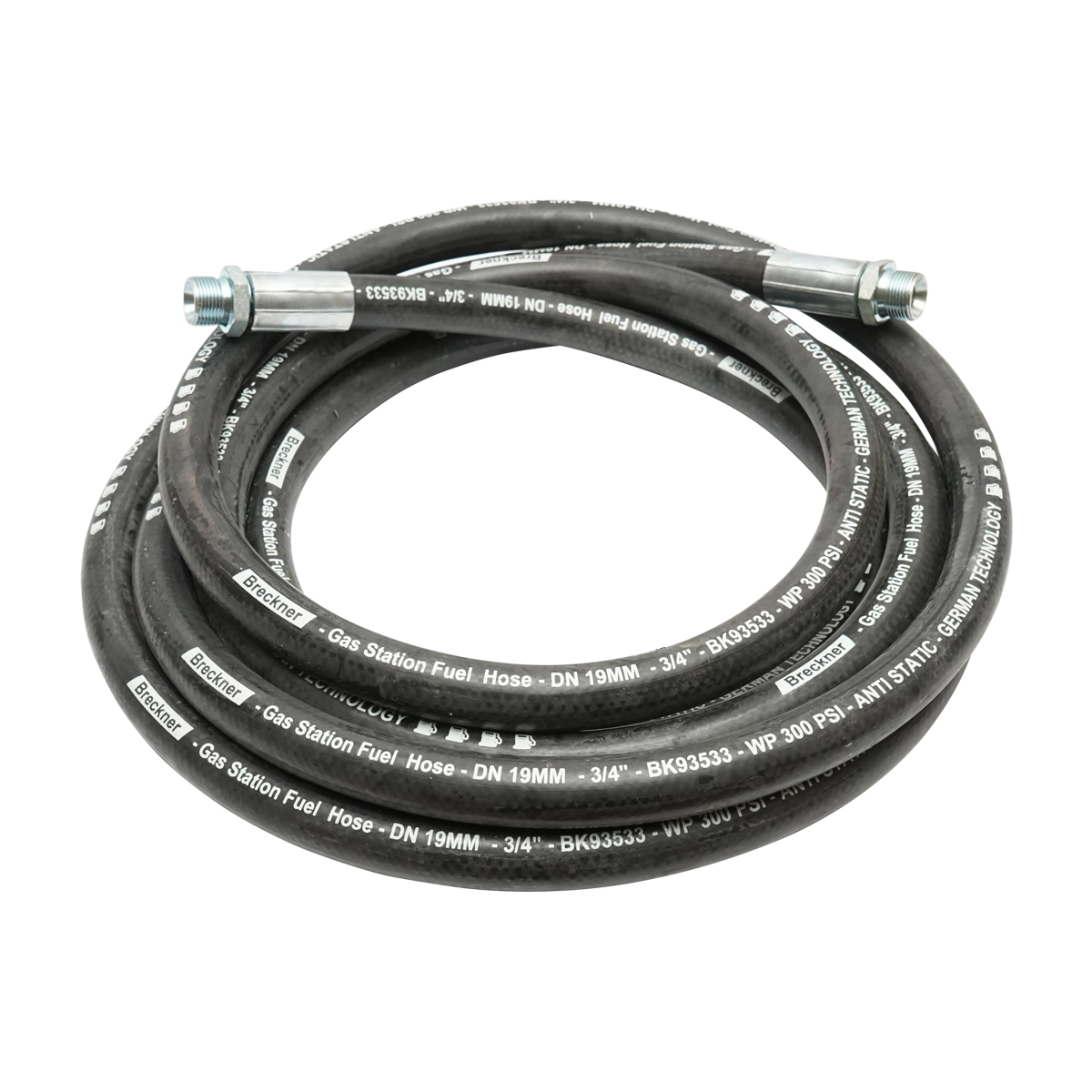 Furtun presiune 6M cu nipluri 3/4 pentru pompa transfer motorina Breckner Germany