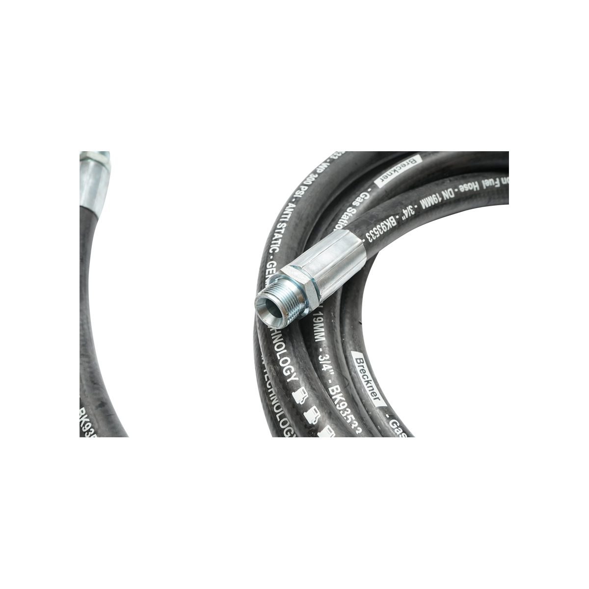Furtun presiune 6M cu nipluri 3/4 pentru pompa transfer motorina Breckner Germany - imagine 3