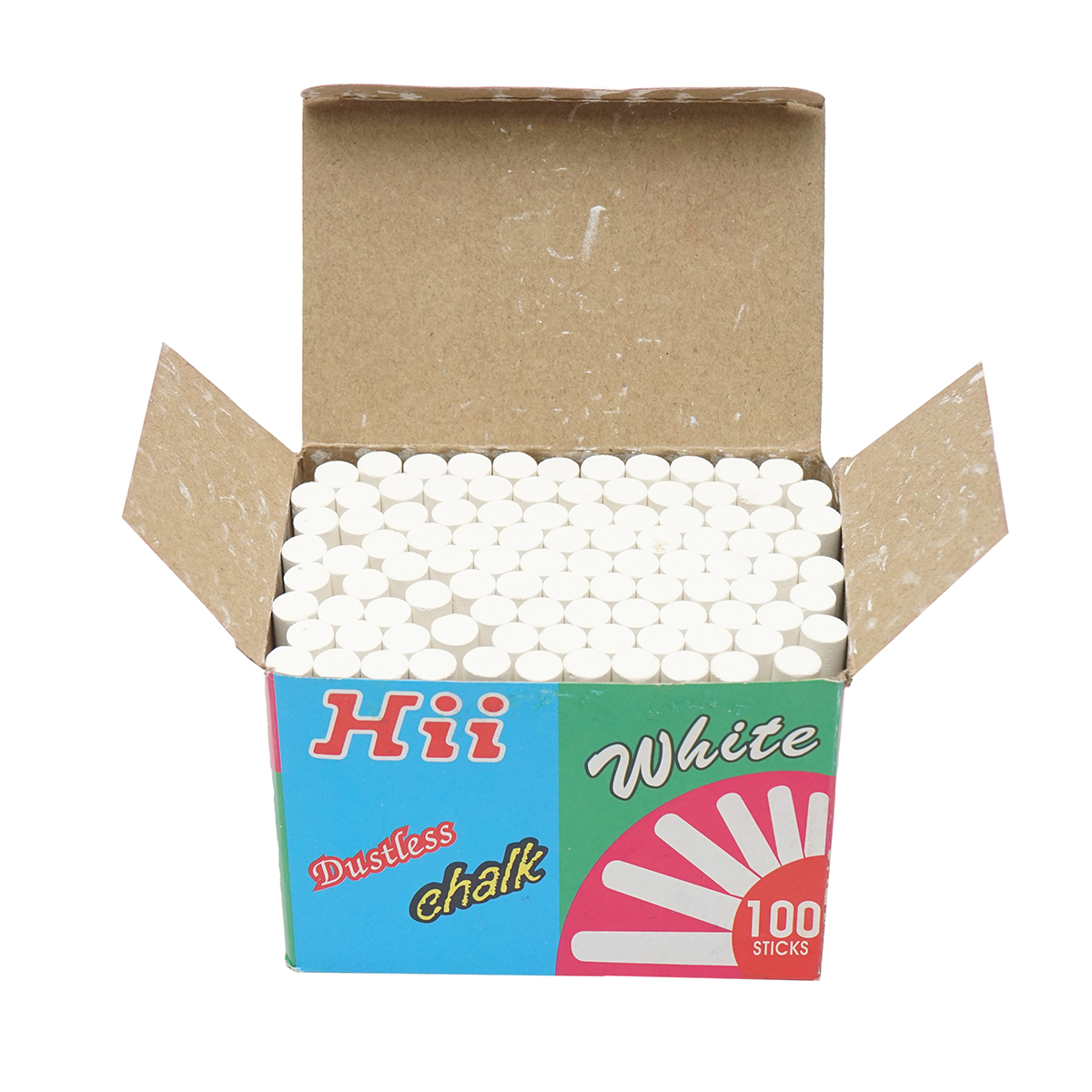 Creta alba rotunda 80x10mm 100 buc/cutie