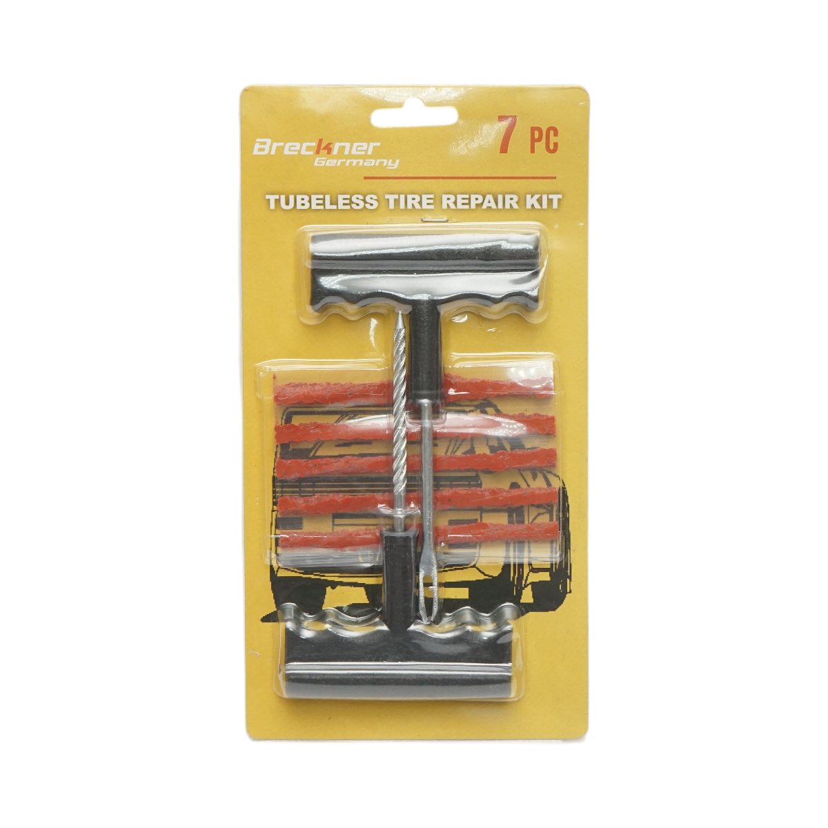 Kit vulcanizare anvelope tubeless la rece cu snur Breckner Germany