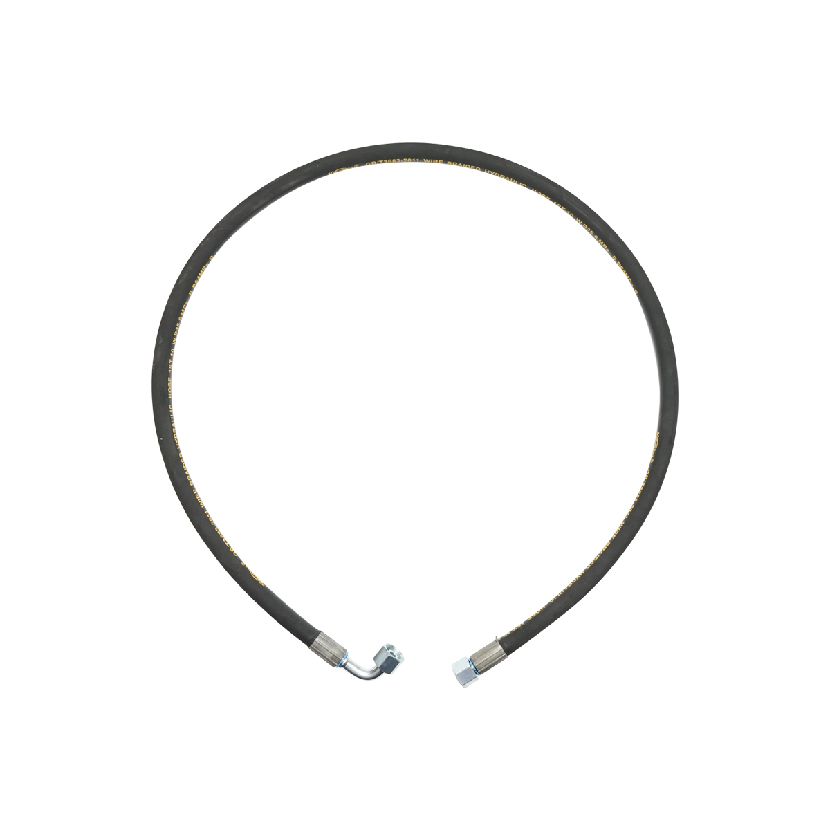 Furtun presiune DN10 sertizat cu armaturi 1500mm M20x1,5 90 grade, M20x1,5 Breckner Germany - imagine 2