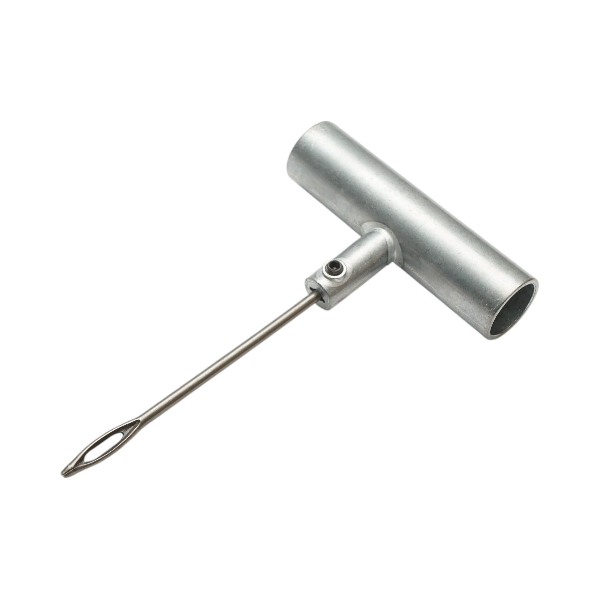 Instrument vulcanizare tip ac cu maner metalic T pentru inserare snur anvelope - imagine 4