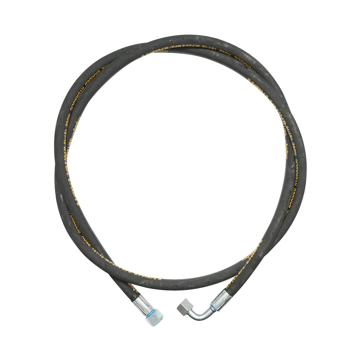 Furtun presiune DN10 sertizat cu armaturi 2500mm M20xM20 Breckner Germany - imagine 2