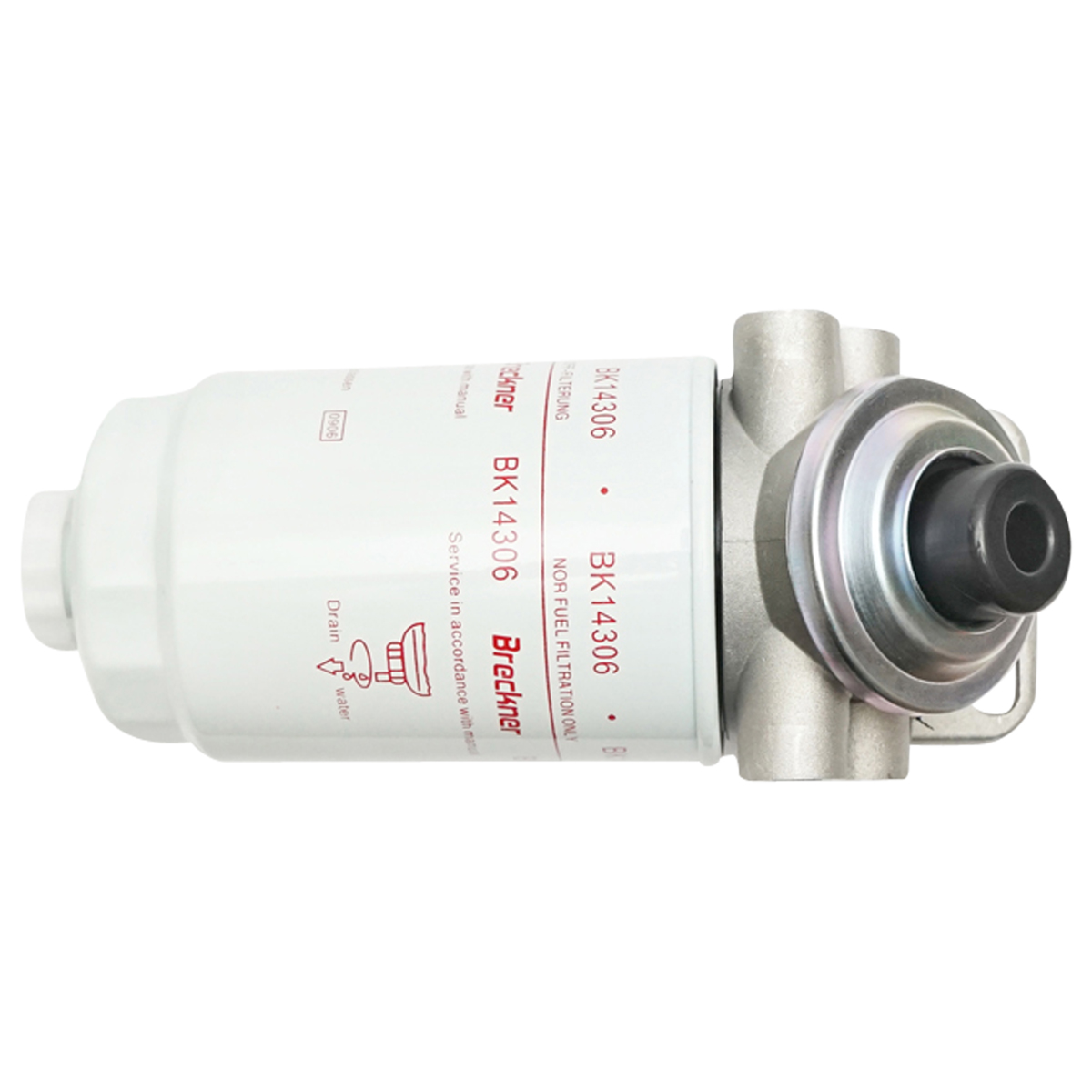 Baterie filtru motorina cu pompa de amorsare la 90 grade (filtru cu aerisitor)